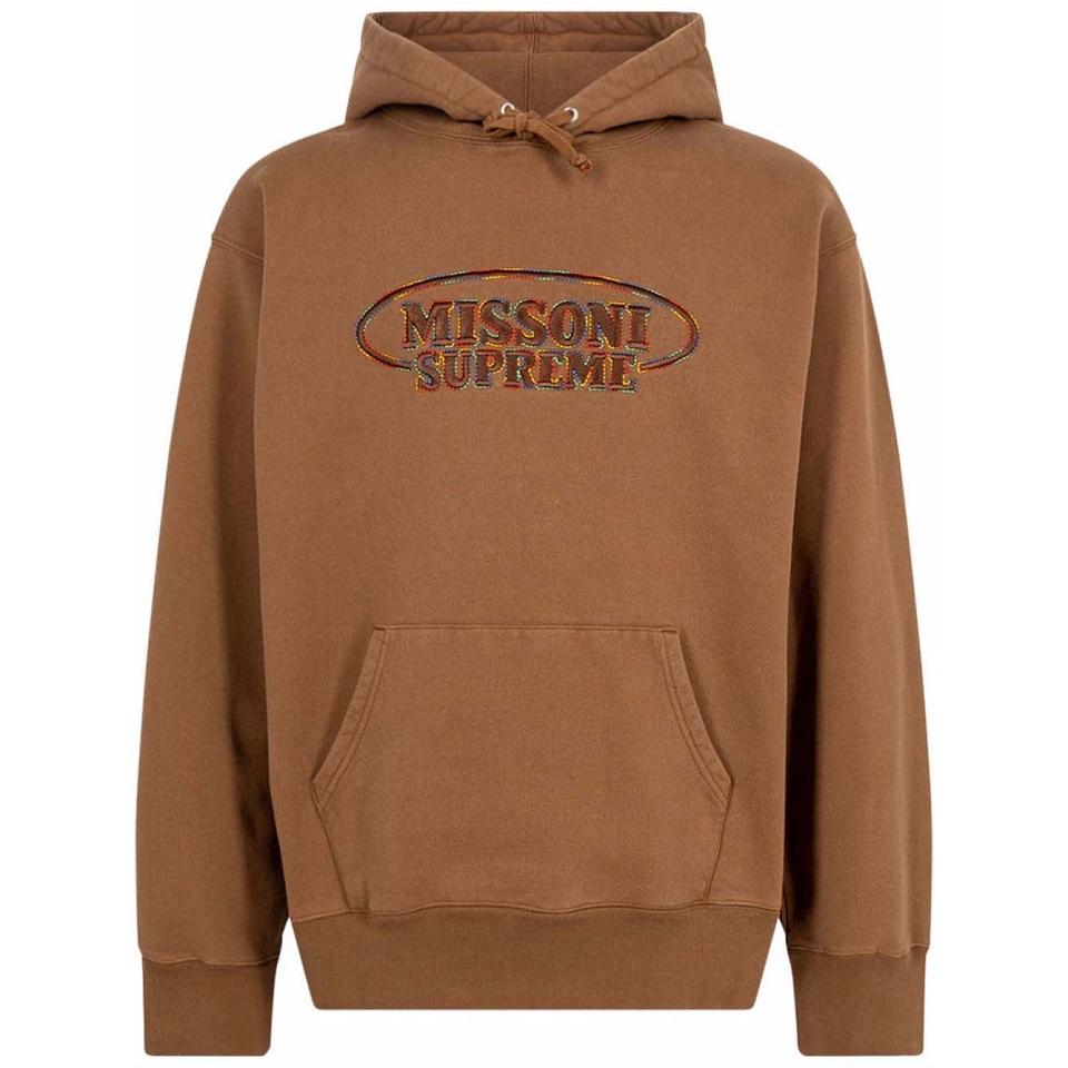 Brown Supreme x Missoni Logo Hoodie | Supreme 135LH